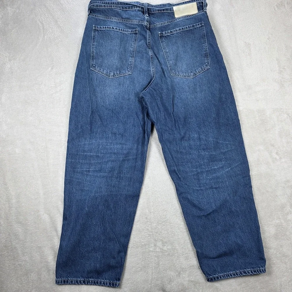 Banana Republic Jeans Mens 33 High-Rise‎ Rigid Bow Full Bow Medium Wash Denim